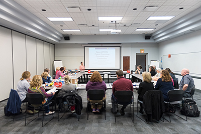 The training session was held at the Washtenaw Intermediate School District building 