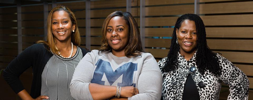 (l-r) Jade Burns, Lenette Jones, Sheria Robinson-Lane