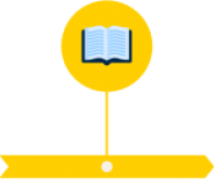 Yellow open book icon