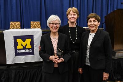 Marilyn Oermann, Dean Patrica Hurn and Suzanne Brouse