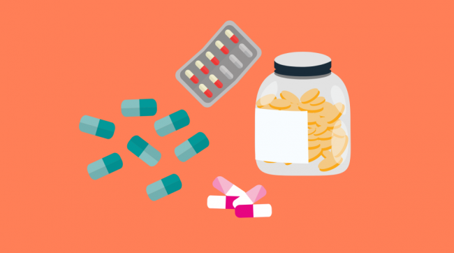 Prescription drug illustration