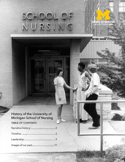 Cover from U-M School of Nursing History