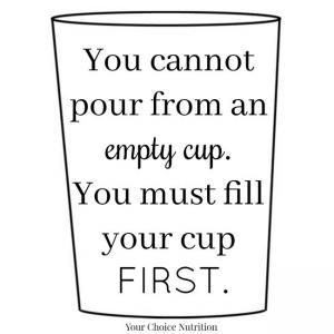 You cannot pour from an empty cup.